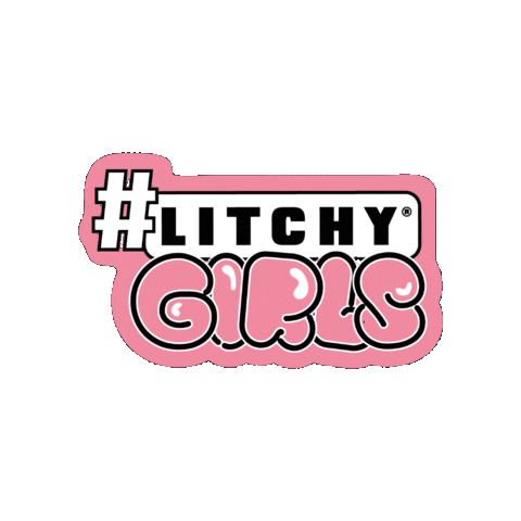 Pink Girls Sticker by Litchy