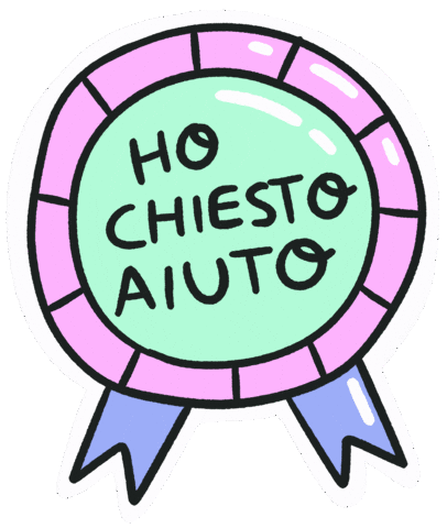 Help Me Award Sticker