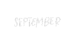 September Month Sticker
