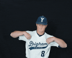 Excited Ncaa Baseball GIF by BYU Cougars