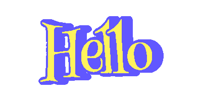 Hello Sticker