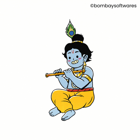 Hare Krishna Festival GIF by Bombay Softwares