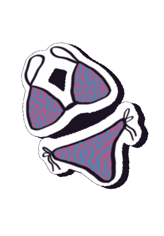 Bikini Zomervakantie Sticker by Office & Design Lidia