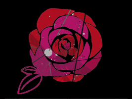 glitch rose GIF by Ai Di Ti