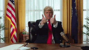 Donald Trump Reaction GIF by Comedy Central