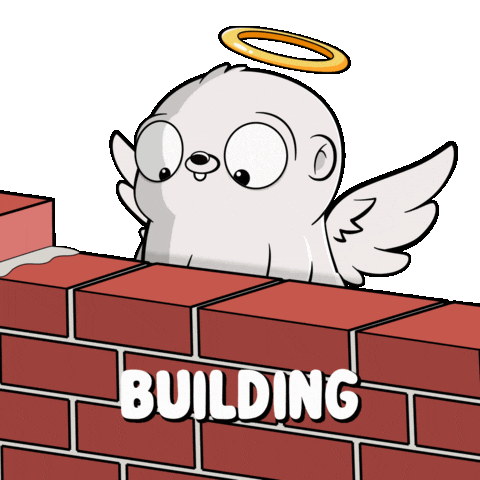 Brick By Brick House Sticker by Fugz Official