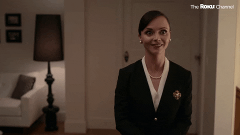 Christina Ricci Lot Of Work GIF by The Roku Channel - Find & Share on GIPHY
