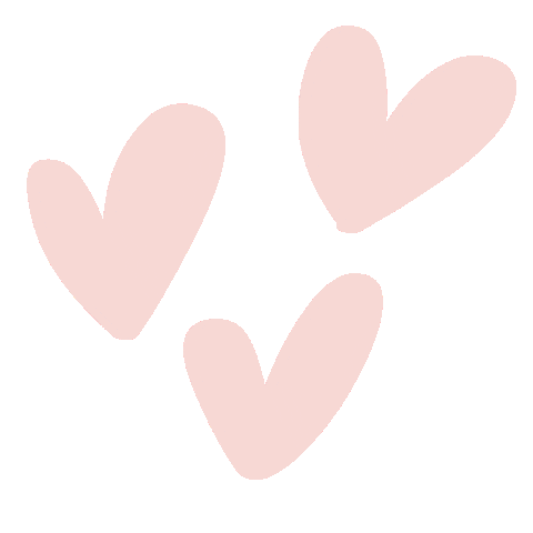 Three Hearts Heart Sticker by Anjeli ✦