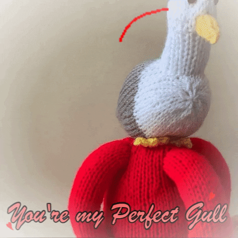 In Love Seagull GIF by TeaCosyFolk