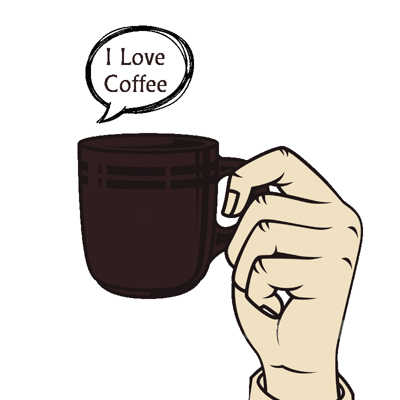 Hot Coffee Sticker by buddhabeanscoffee