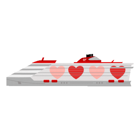 Heart Sticker by Virgin Voyages