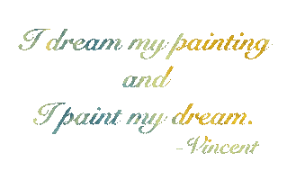 Words Vincent Sticker