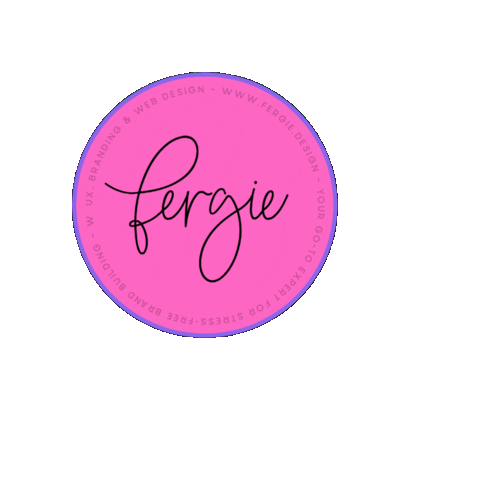 Logo Branding Sticker by Fergie design