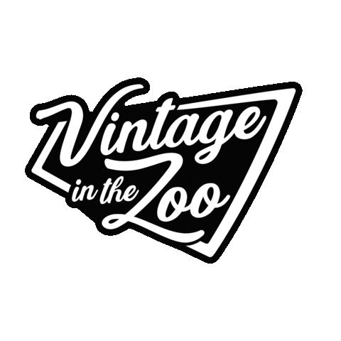 Vintage in the Zoo Sticker