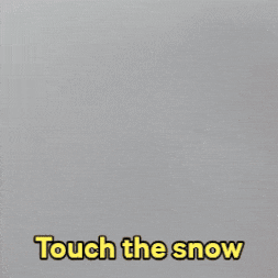 Playing With Snow GIF