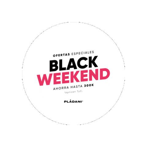 Blackweekend Sticker by Pladani