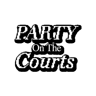 Partyonthecourts Sticker by kapok