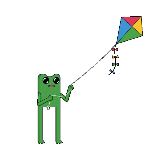 Good Vibes Frog Sticker by fwogs