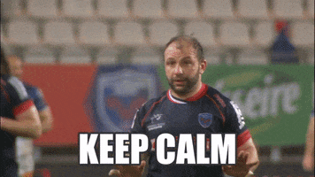 arnaud hÃ©guy keep calm GIF by FCG Rugby
