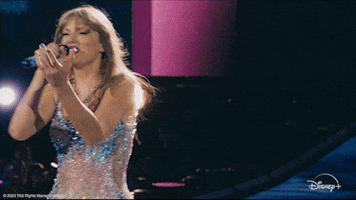 Taylor Swift Singing GIF by Disney+