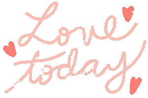 Love Today Pink Sticker