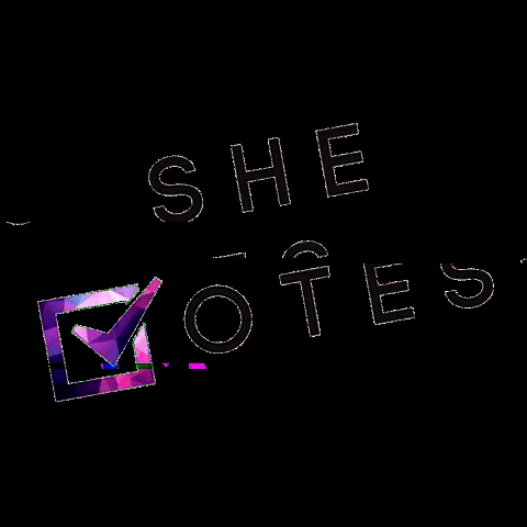 She Votes GIF