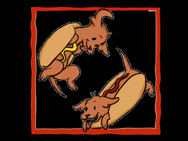 La_Ardillin dogs bread hotdog dachshund GIF