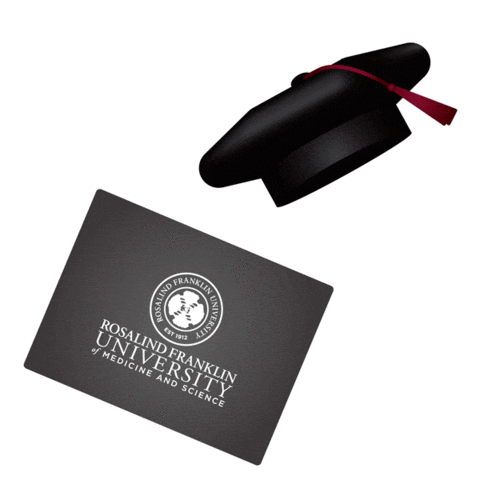 Rfu Sticker by Rosalind Franklin University of Medicine and Science