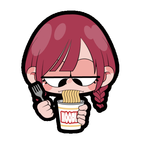 もぐもぐ Sticker