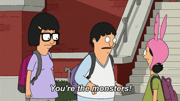 How Dare You Monster GIF by Bob's Burgers