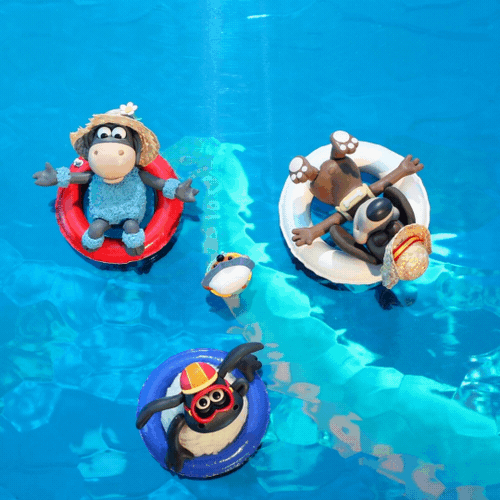 Swimming Pool Fun GIF by Aardman Animations Find & Share on GIPHY