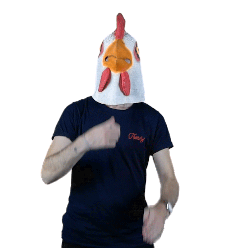 Coq Lpf Sticker by Les Petits Frenchies