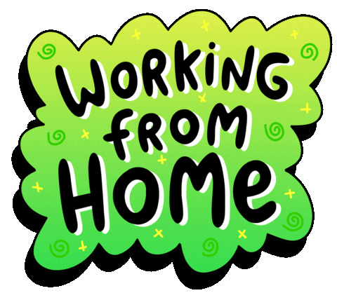 Stay Home Sticker by Sarah The Palmer