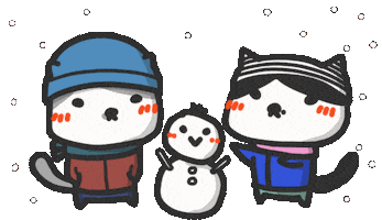 Snow Winter Sticker by yomoyeah