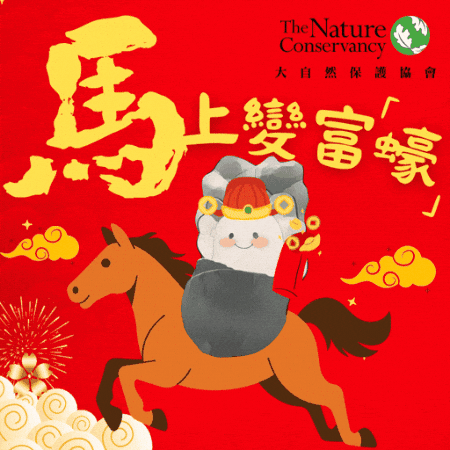 Chinese New Year Horse GIF by The Nature Conservancy Hong Kong