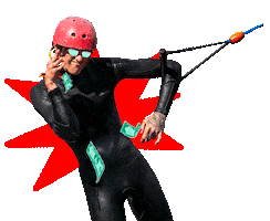 Строгино wake park Sticker