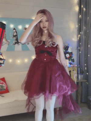 Merry Christmas Girl GIF