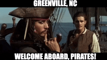 East Carolina University Pirate GIF by City of Greenville, NC