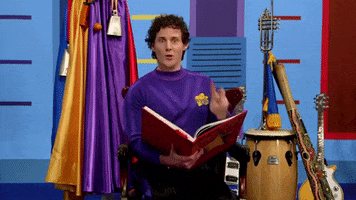 Shocked Reading GIF by The Wiggles