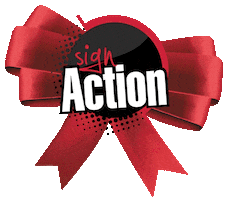 Sticker by Sign Action