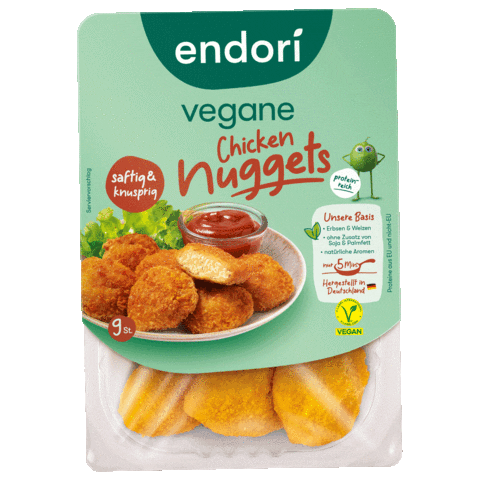 Vegan Nuggets Sticker by endori