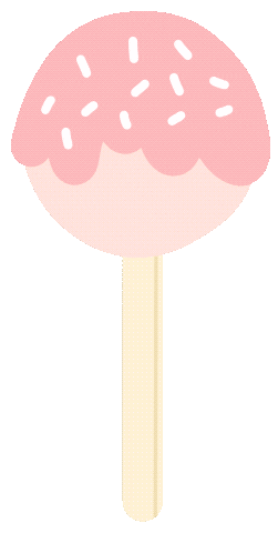 Cake Pop Pink Sticker by Holly Pixels