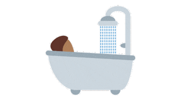 Bath Bathing Sticker by EmojiVid