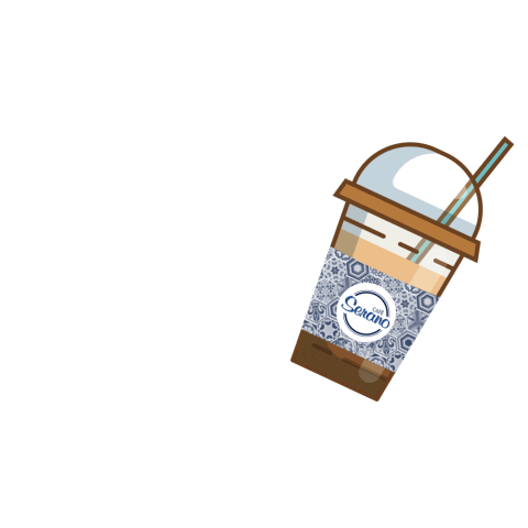 Iced Coffee Frappe Sticker by Cafe Serano