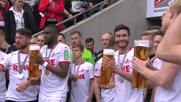 1 fc cologne beer GIF by 1. FC Köln