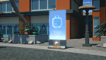Lego Jurassic World Surprise GIF by Nickelodeon