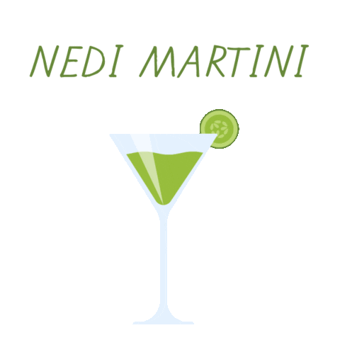Martini Sticker by Healthy with Nedi