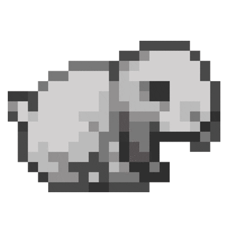 Bunny Rabbit Sticker by Chelscore - Pixel Art