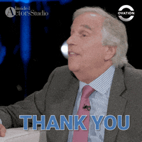 Henry Winkler Thank You GIF by Ovation TV