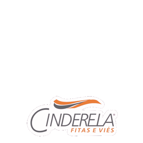 Cinderela Fitas e Viés Sticker